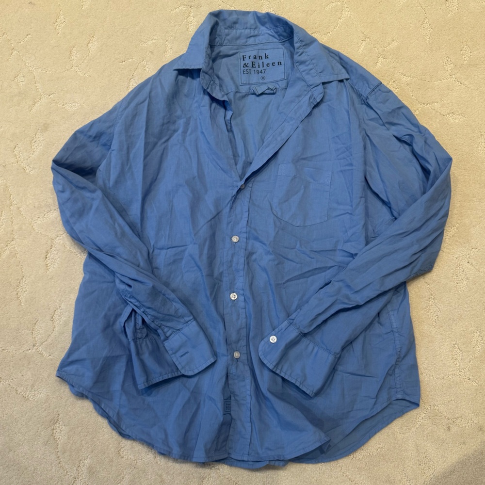 Frank & Eileen Blue Button-Down Eileen Shirt - image 2